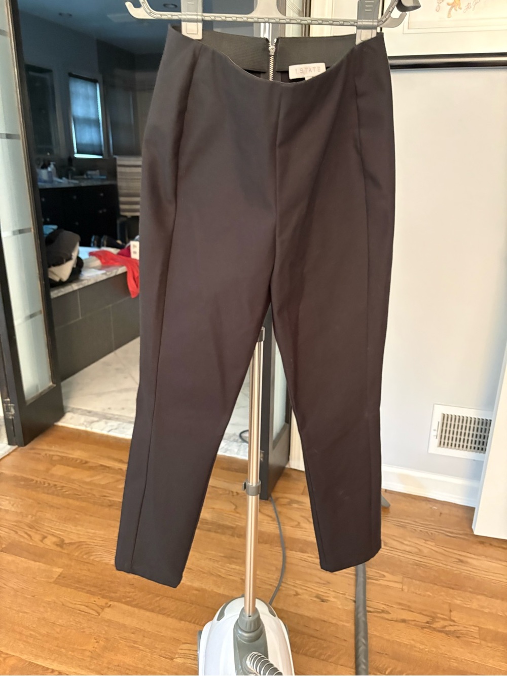 STATE Straight Leg Dress Pants in Black